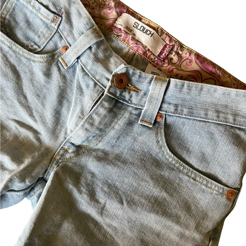 EIC Levi "Slouch" Denim shorts ( size 7 - Picture 2 of 5